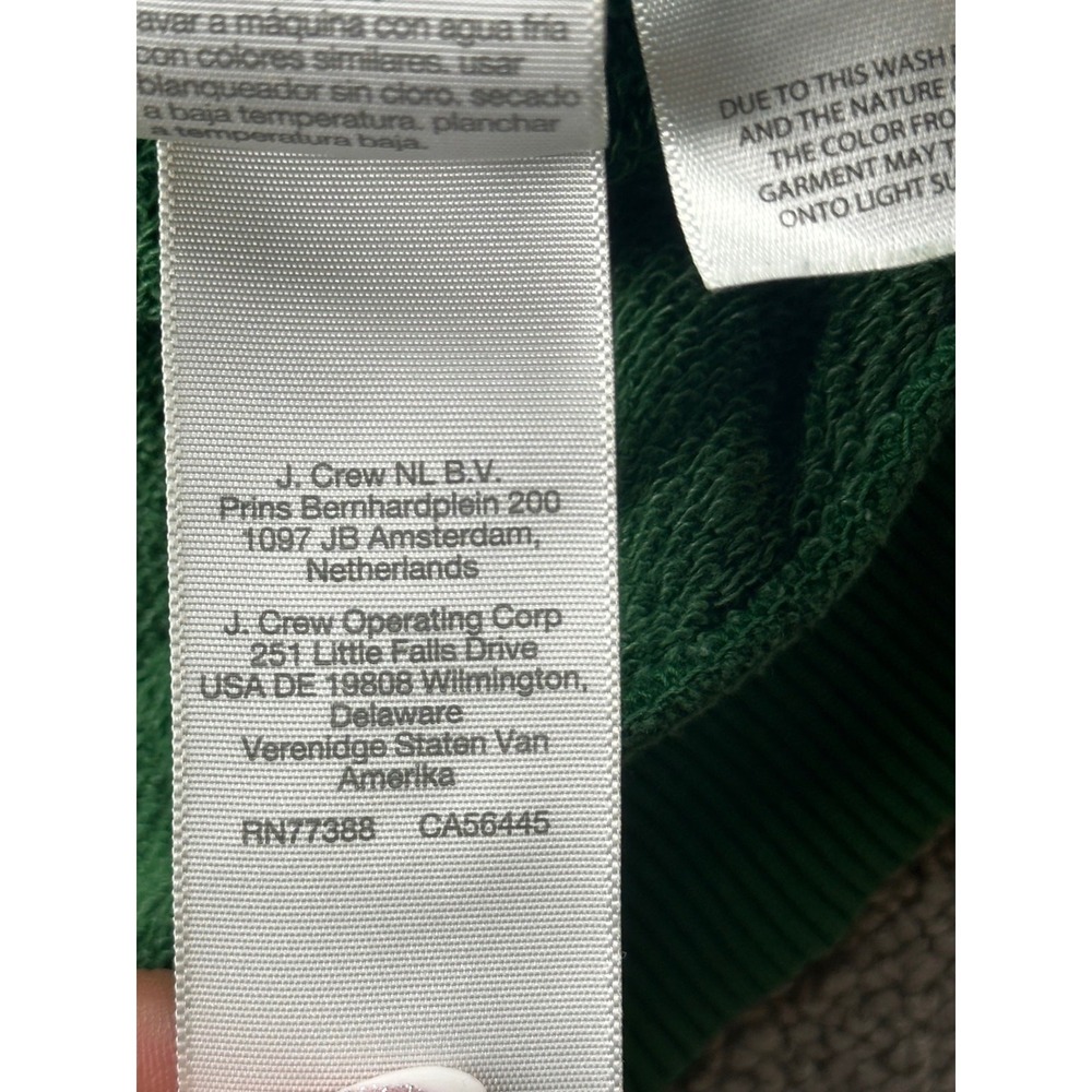 Madewell Hoodie Women L Green Terry Relaxed Raglan Sleeve Activewear Skater - Picture 9 of 9